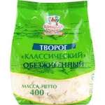 Творог обезжиренный 400гр (клецк)