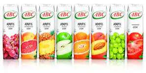 Сок Нектар АВС в ассортименте 1л (1уп/12шт) (Беларусь)