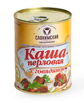 Каша перловая с говядиной 340гр.  (Слоним, Беларусь)