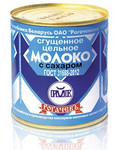 Молоко цельное сгущенное с сахаром 8,5% 380г. ж/б Рогачёв