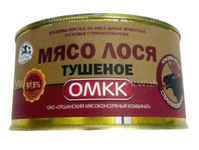 Тушенка Мясо лося (ОМКК) 325гр