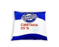 Сметана пленка 25% 400гр (Минская марка)